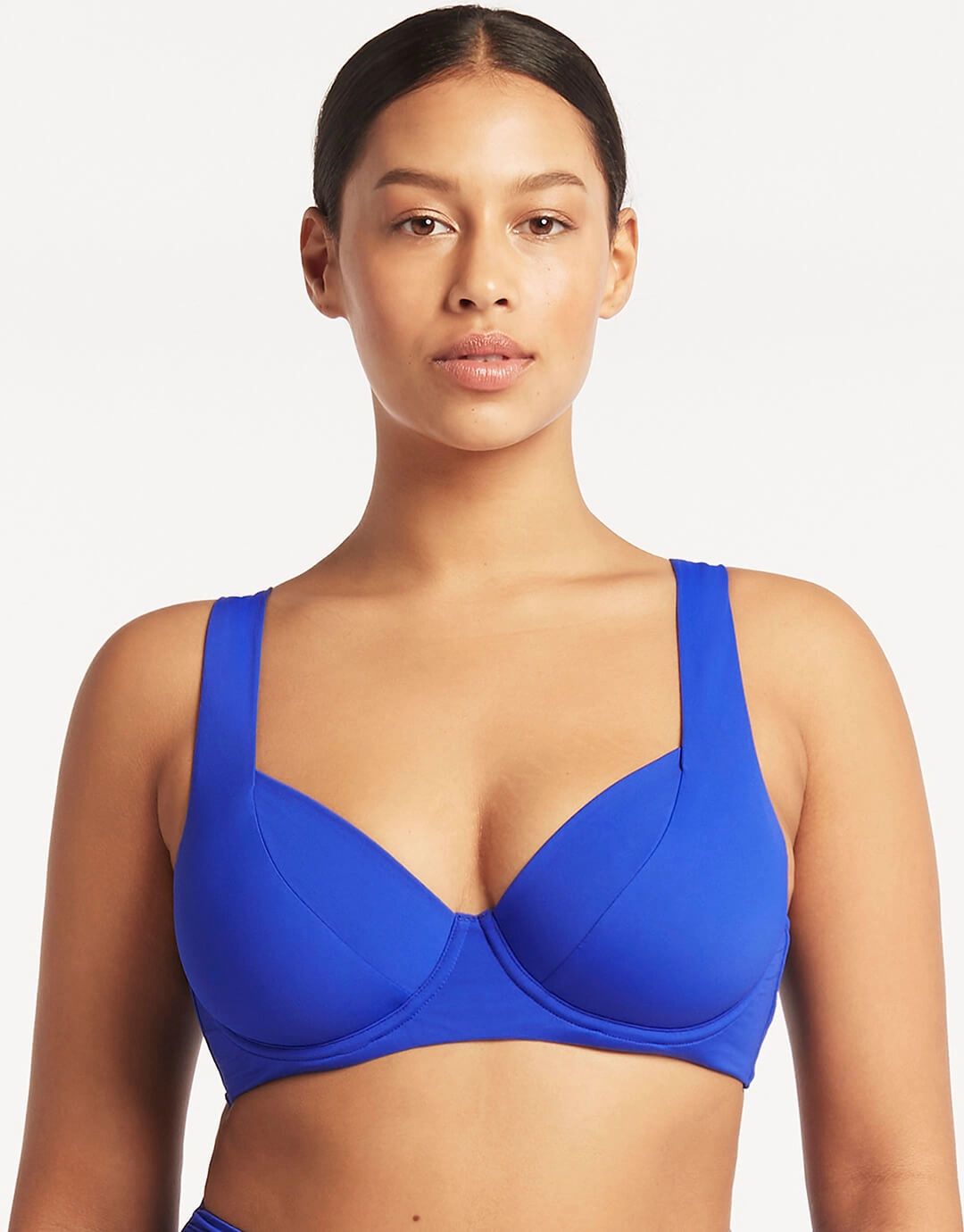 Essentials Underwired C/D Cup Bikini Top - Cobalt Swim Womens - one-pieces cheap