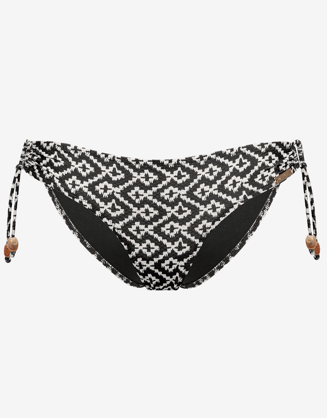 Ethno Craft Tie Side Bikini Pant - Black Canvas Watercult - Watercult swimsuits sale