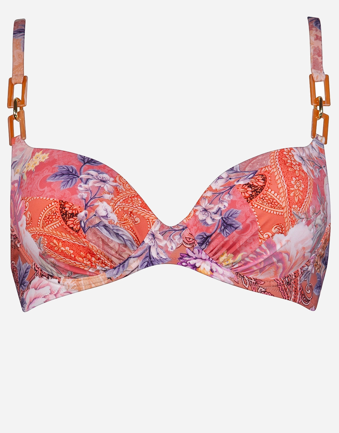 Euphoria Gathered Underwired Bikini Top - Rose Infusion Maryan Mehlhorn - Maryan Mehlhorn dresses