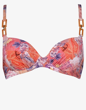 Euphoria Gathered Underwired Bikini Top - Rose Infusion Maryan Mehlhorn - Maryan Mehlhorn dresses