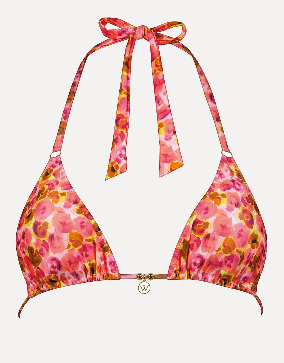 Euphoric Bloomwave Triangle Bikini Top - Sunsoaked Neons Watercult - Watercult swimsuits sale