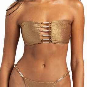 Evie Bandeau Top Swim Womens - bandeau bikinis clearance