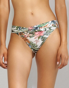 Exotic Dive Twist Front Bikini Pant - Retro Tropics Watercult - Watercult swimsuits sale