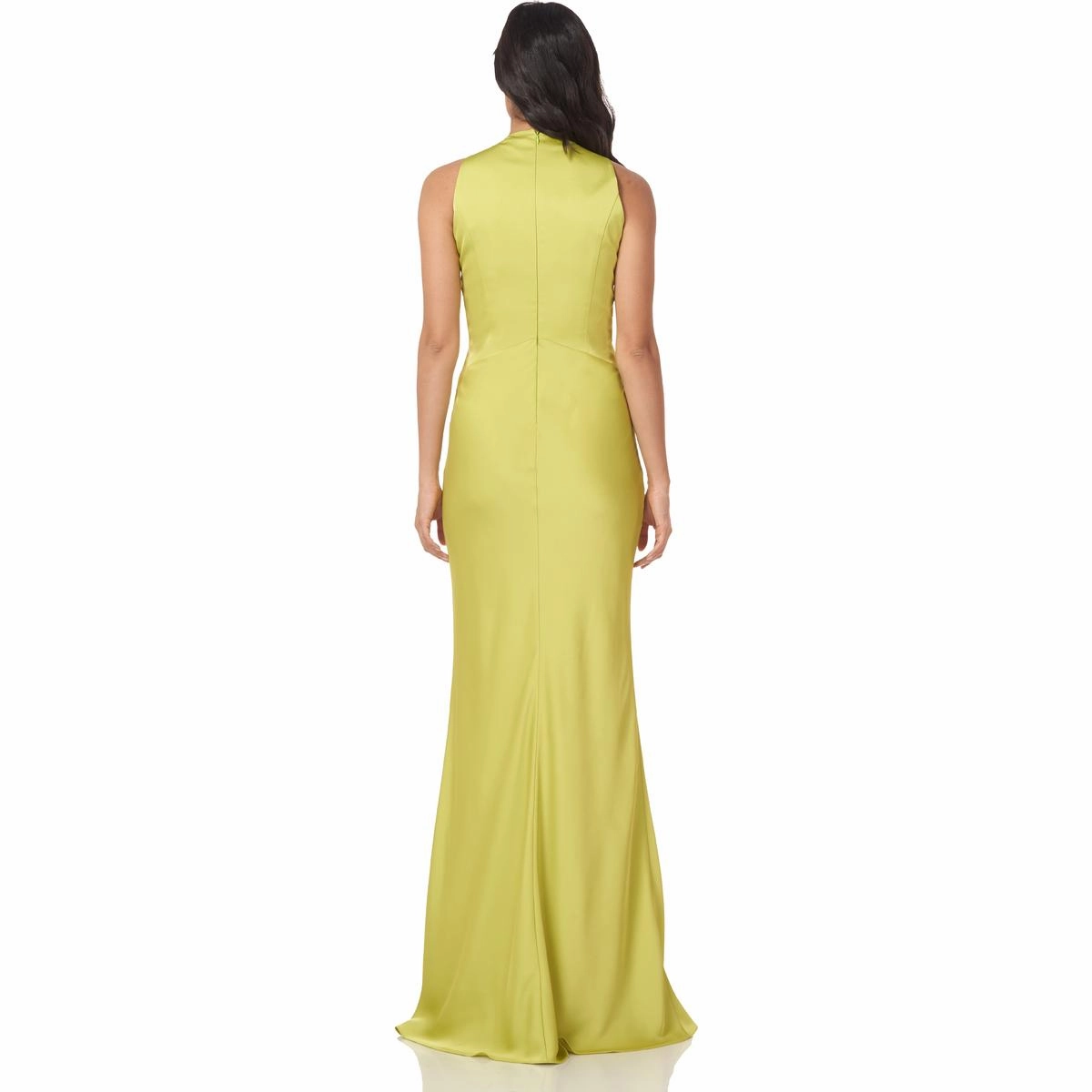 Fallon Womens V Neck Maxi Evening Dress