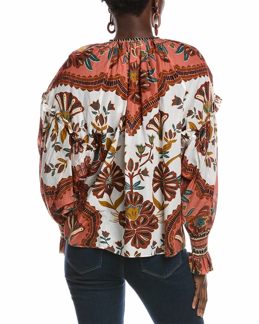 FARM Rio Riad Cream Blouse