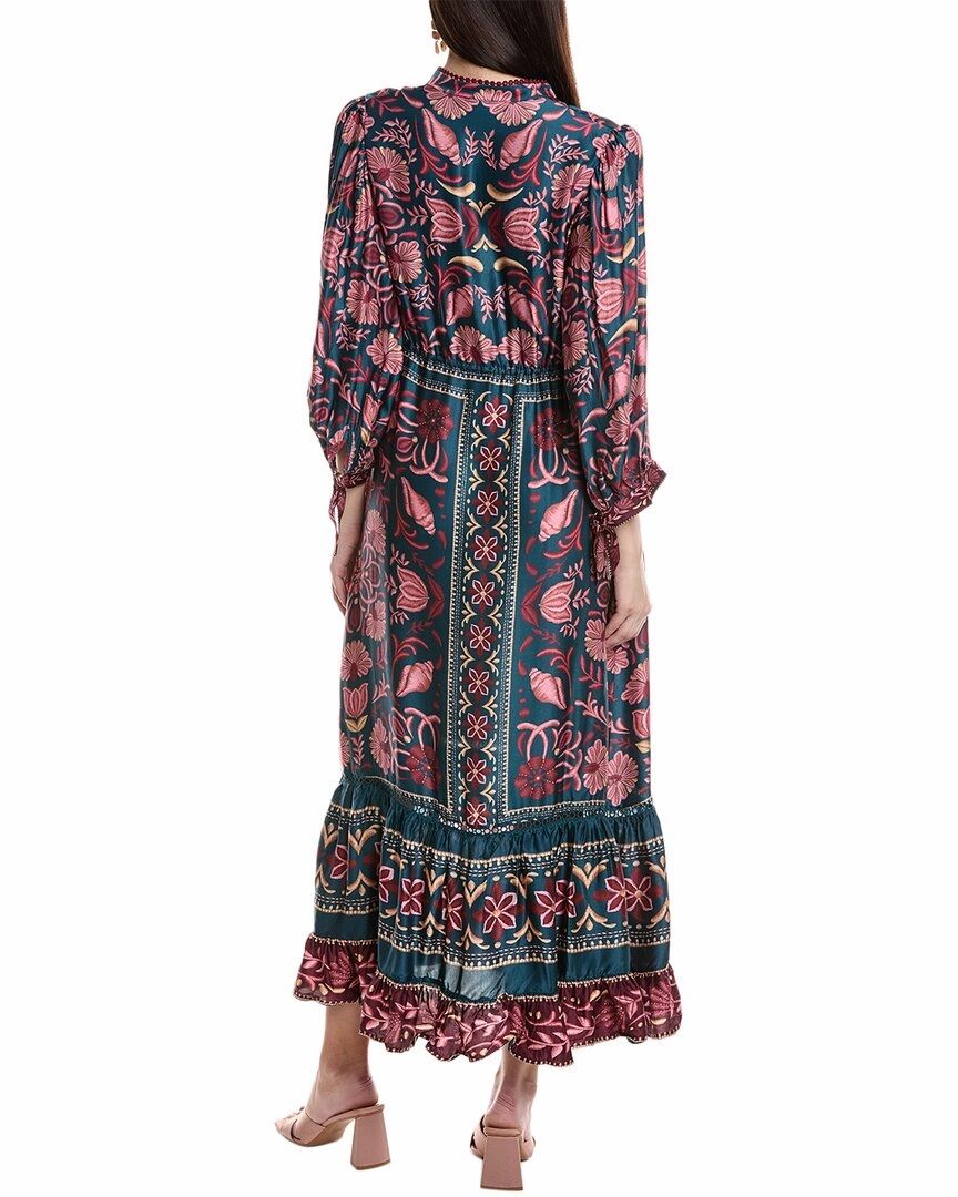 FARM Rio Seasheel Tapestry Maxi Dress