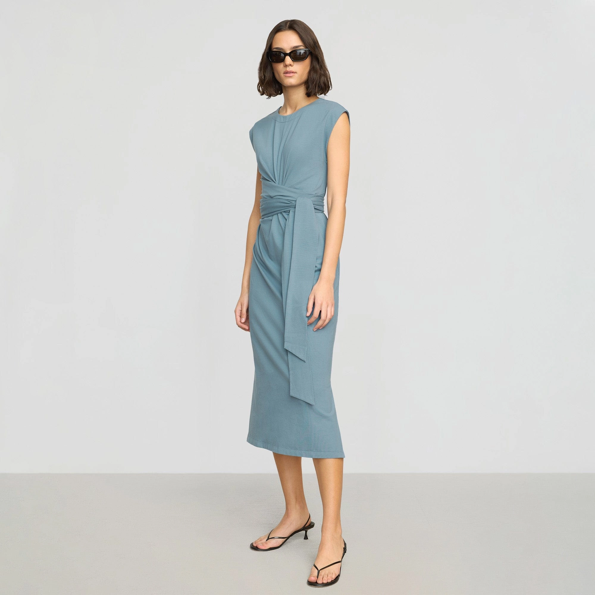 Fei Tie-Front Organic Cotton Dress