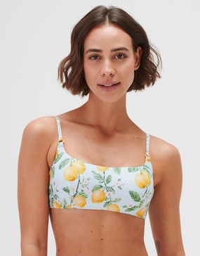 Fior di Limone Bralette Bikini Top - Sorrento Sky Swim Womens - beachwear discount