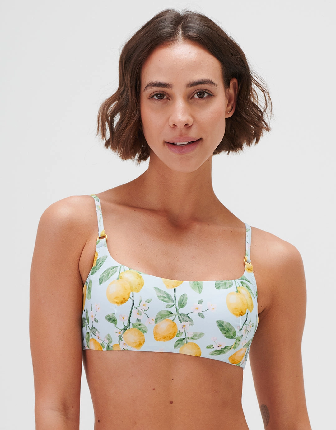 Fior di Limone Bralette Bikini Top - Sorrento Sky Swim Womens - beachwear discount