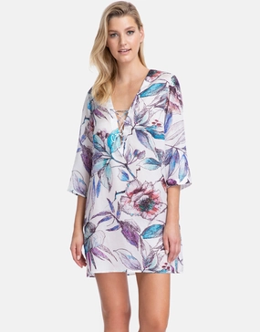 First Bloom Tunic - Multi Pique Gottex - Gottex swimsuits discount
