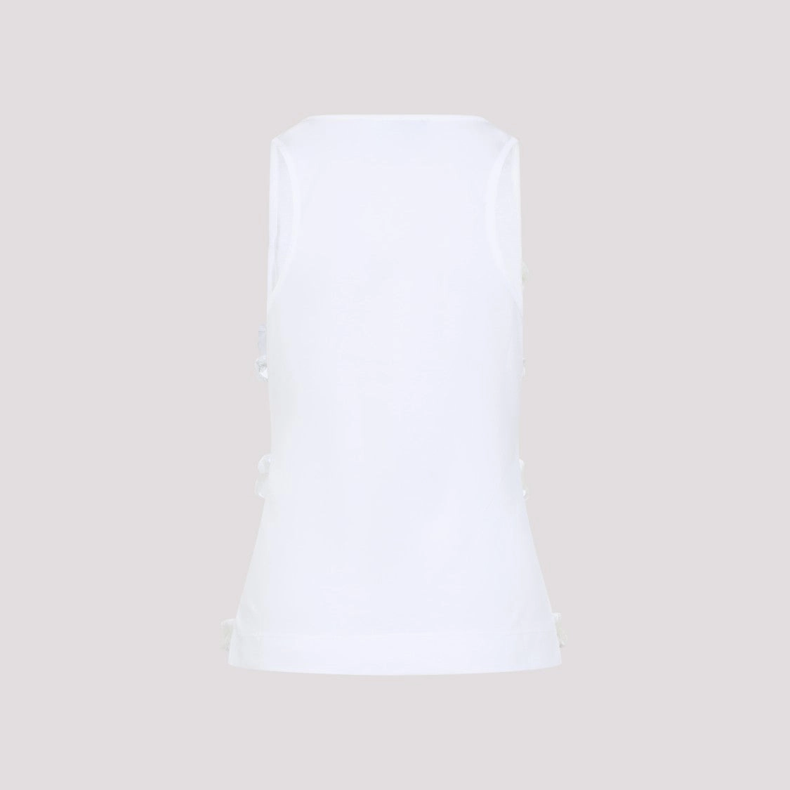Fitted Ruffle Frill Tank Top