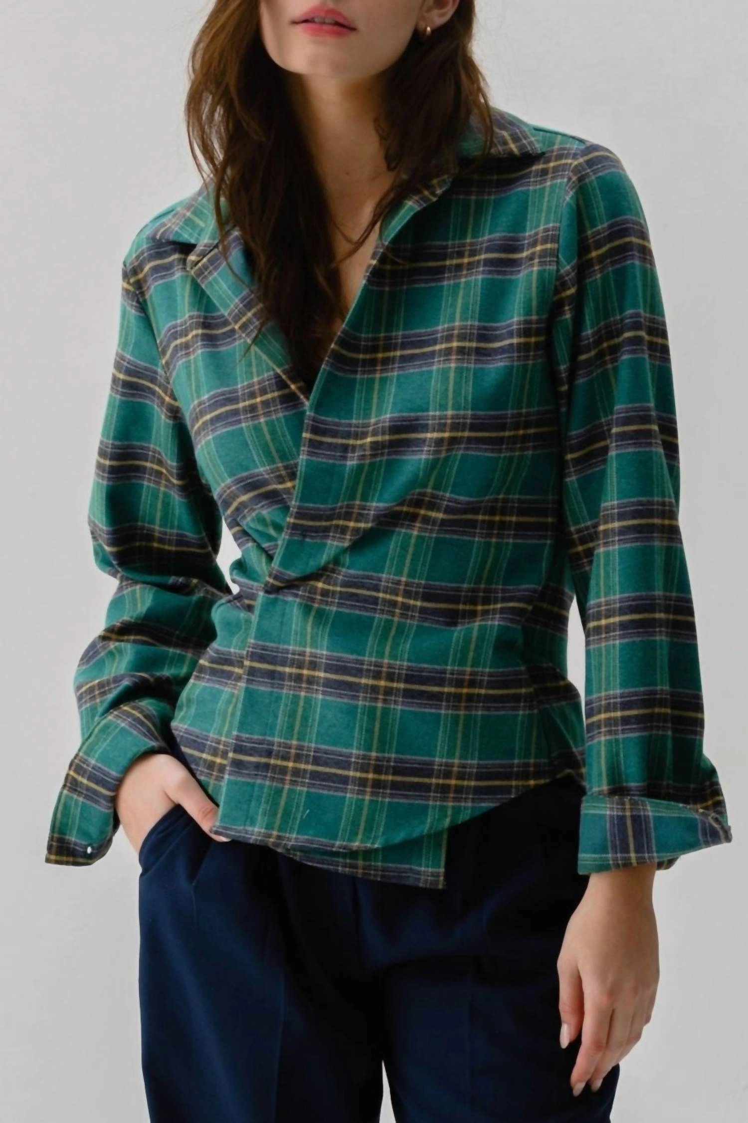 Fitted Shirt In Green