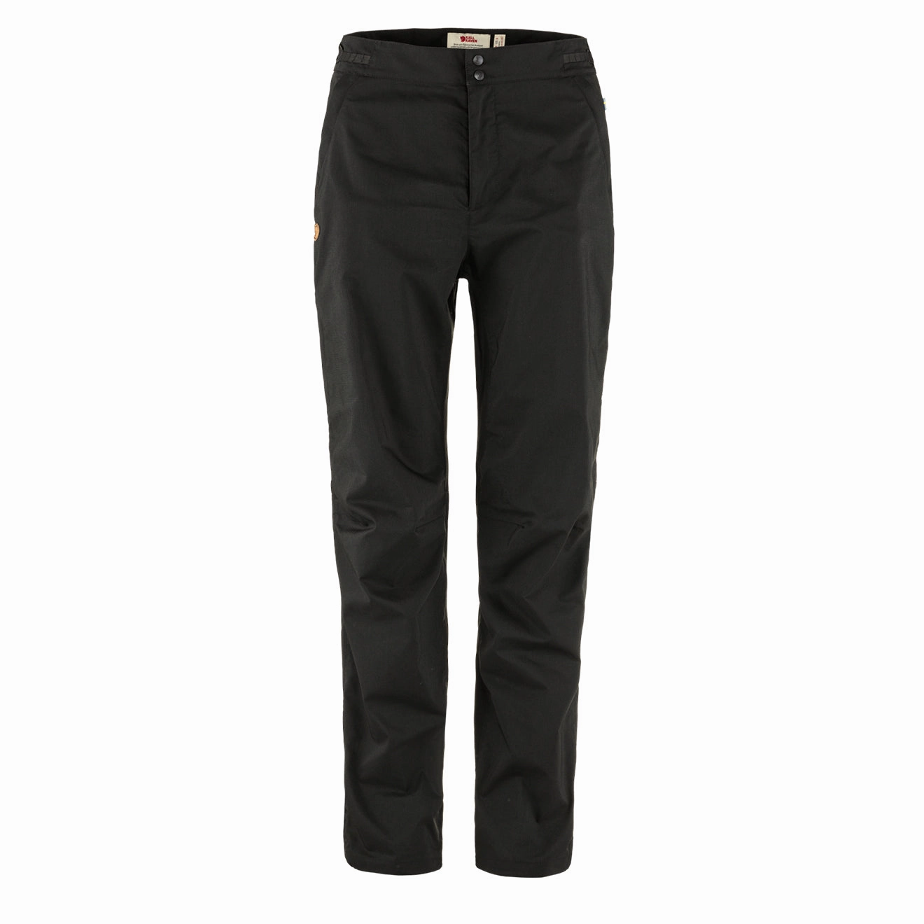 Fjallraven Womens Abisko Hike Trousers Short Leg Black womens pants flash sale