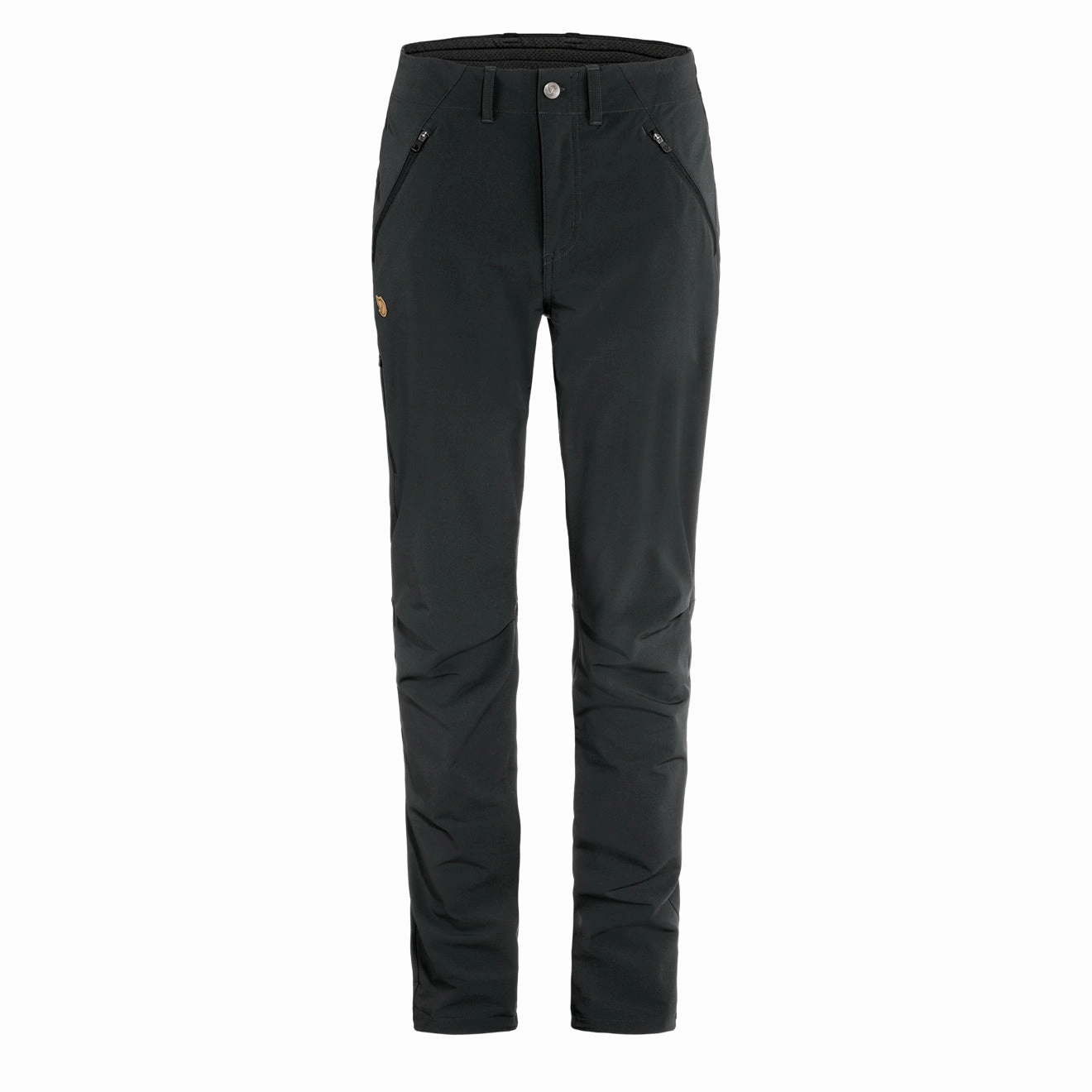 Fjallraven Womens Abisko Stretch Trousers Reg Leg Black womens pants flash sale