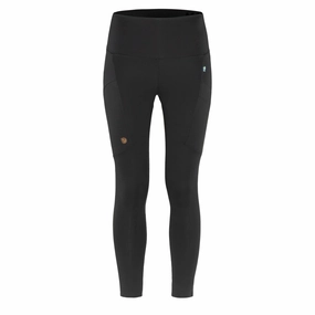 Fjallraven Womens Abisko Tights Black womens pants flash sale