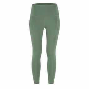 Fjallraven Womens Abisko Tights Patina Green womens pants flash sale