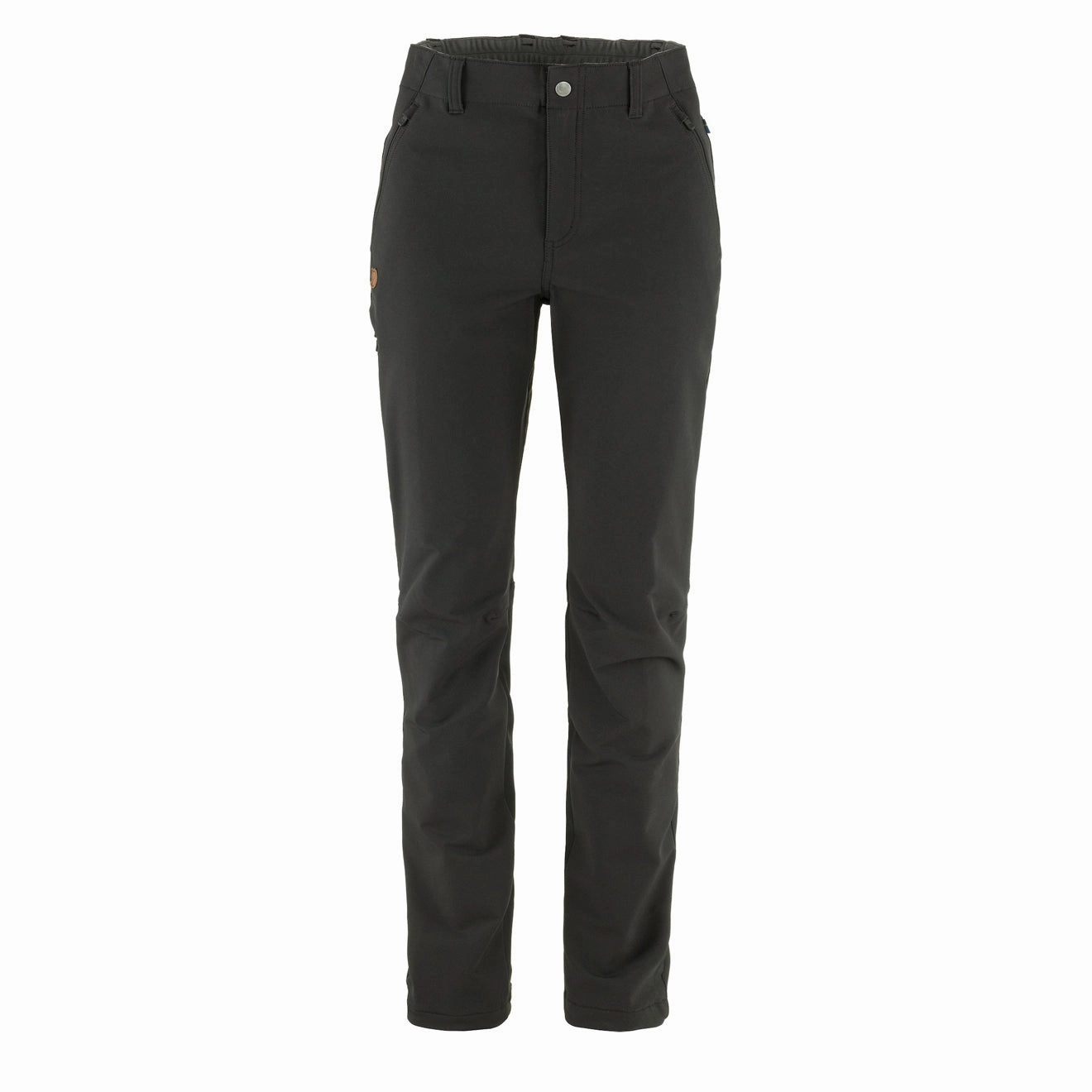 Fjallraven Womens Abisko Winter Stretch Short Leg Trousers Black womens pants flash sale