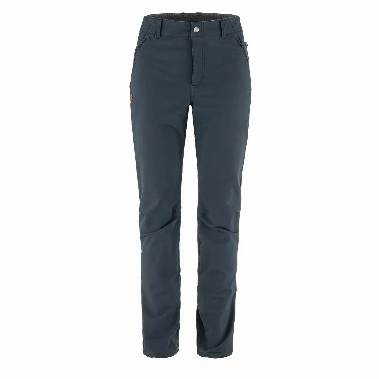 Fjallraven Womens Abisko Winter Stretch Short Leg Trousers Dark Navy womens pants flash sale