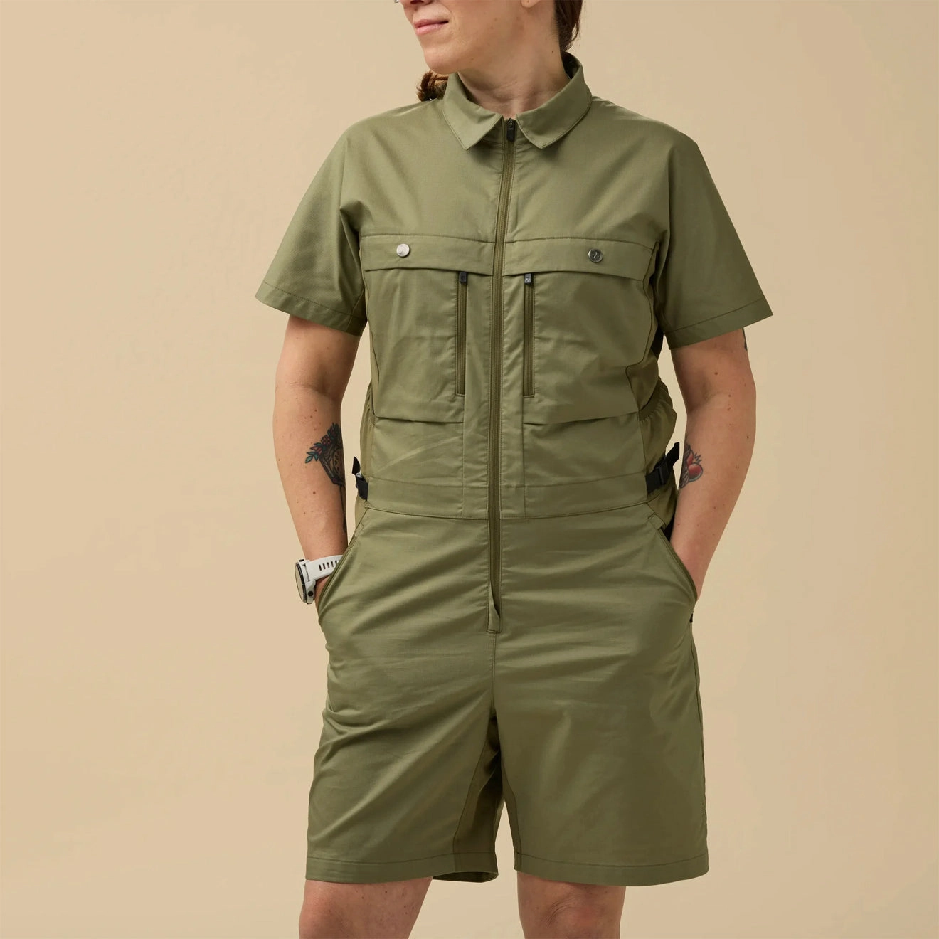 Fjallraven Womens Hoja Field Suit Green