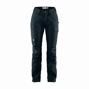 Fjallraven Womens Kaipak Curved Trousers Dark Navy womens pants flash sale