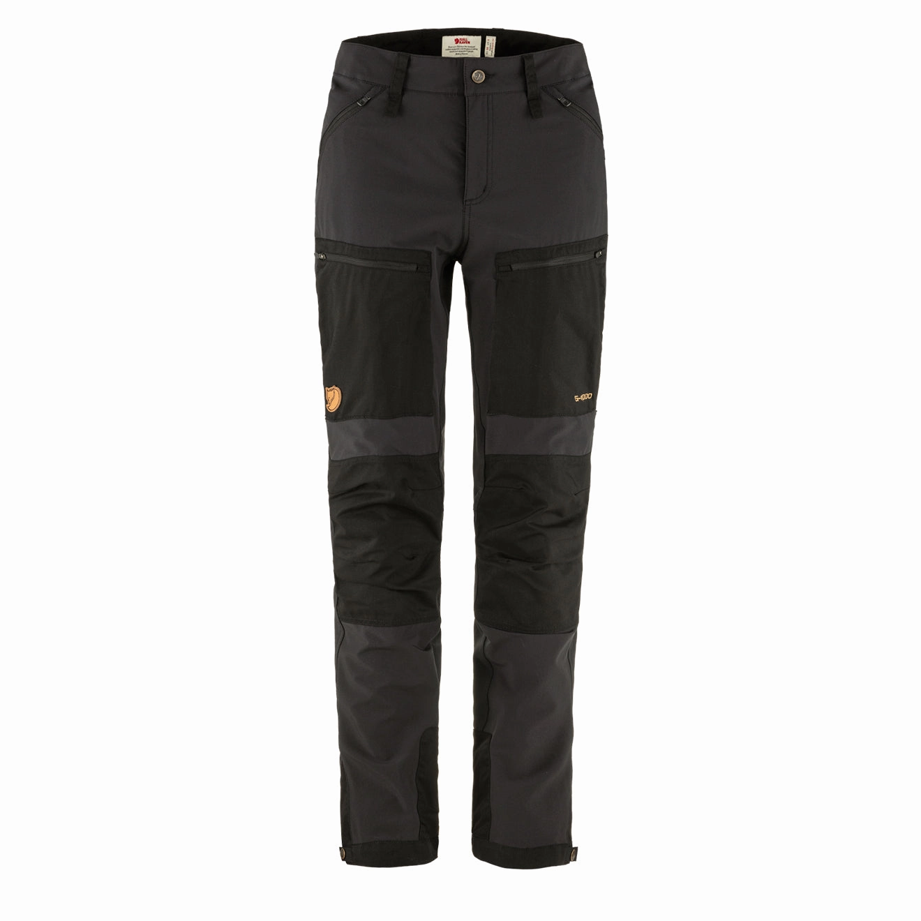 Fjallraven Womens Keb Agile Trousers Reg Leg Black womens pants flash sale