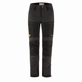 Fjallraven Womens Keb Agile Trousers Reg Leg Black womens pants flash sale
