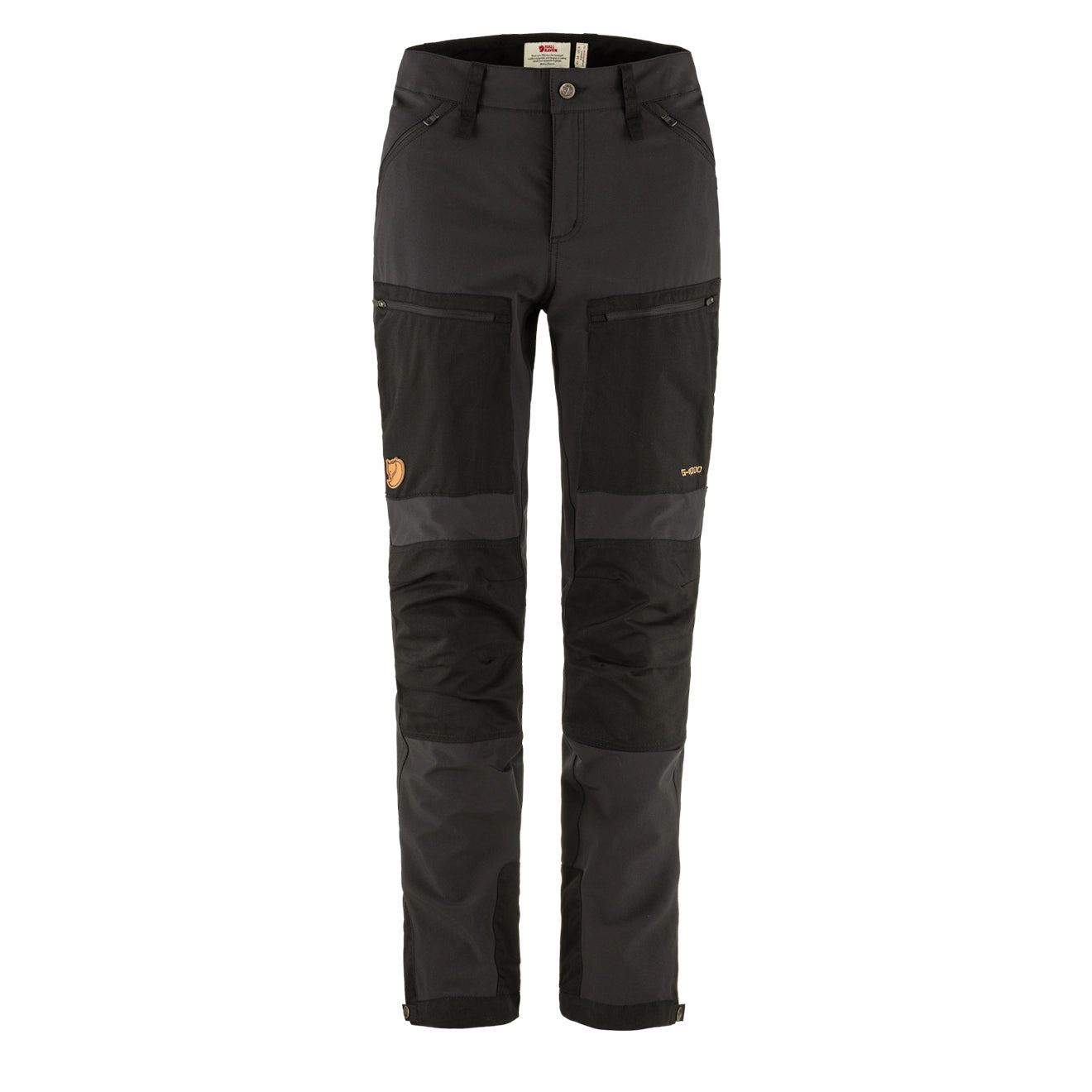 Fjallraven Womens Keb Agile Trousers Short Leg Black womens pants flash sale