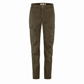Fjallraven Womens Stina Trousers Dark Olive womens pants flash sale