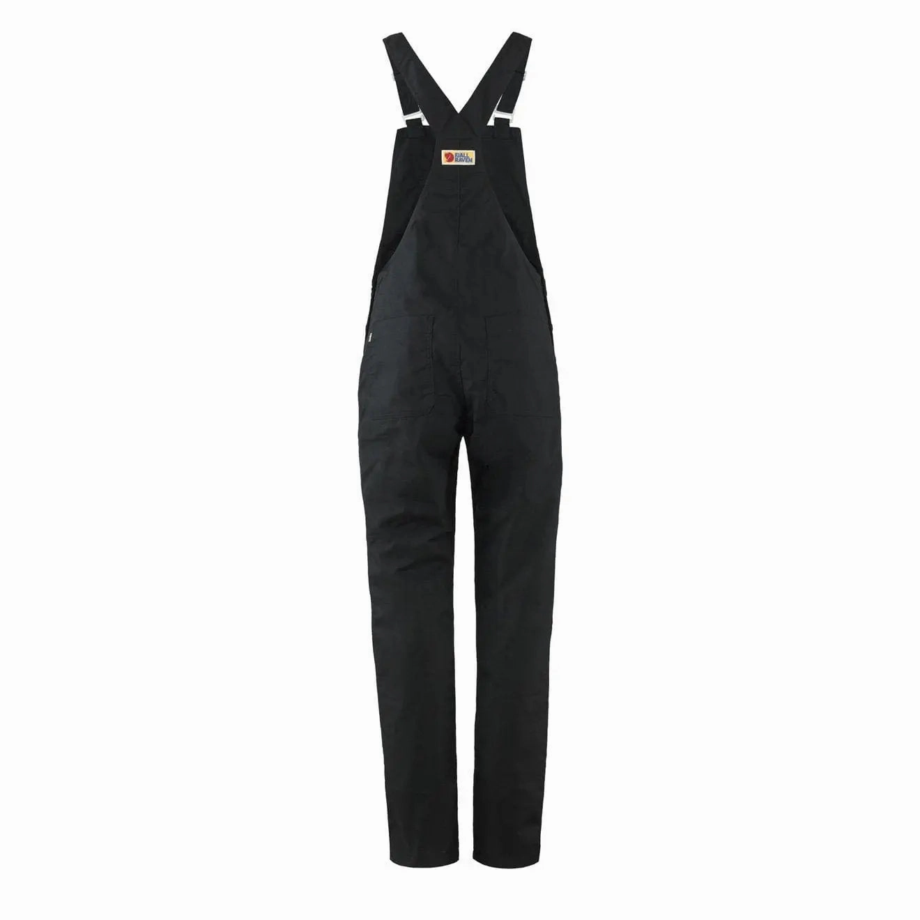 Fjallraven Womens Vardag Dungaree Trousers Black womens pants flash sale