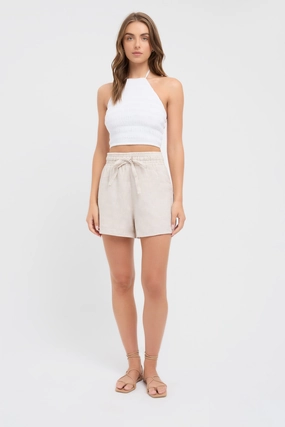 Flash Linen Shorts womens jeans online discount