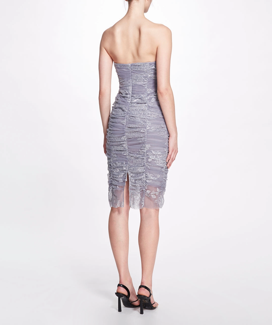 Floral Ruched Cocktail Dress