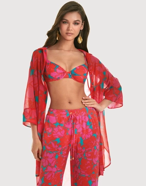 Floreale Beach Pants - Pink Roidal - Roidal activewear best price