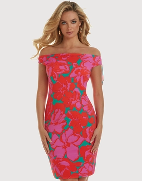 Floreale Dress - Pink Roidal - Roidal activewear best price