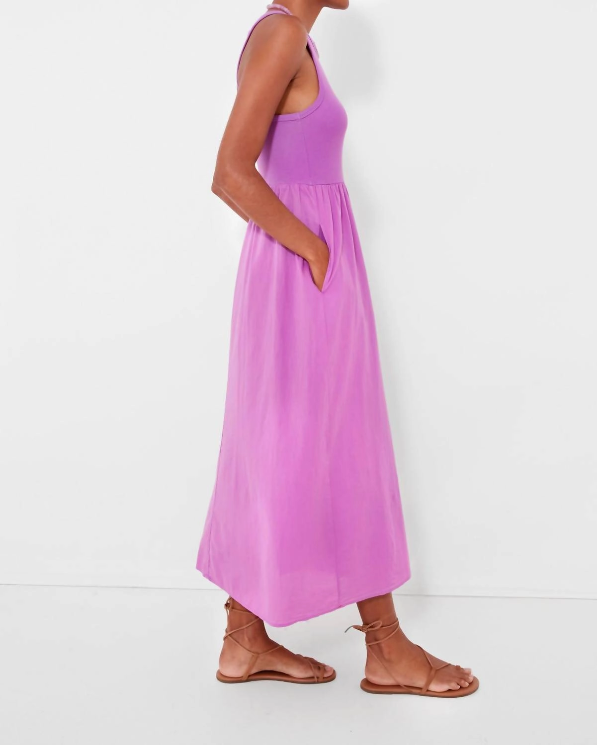 Flynn Dress In Purple Orchid