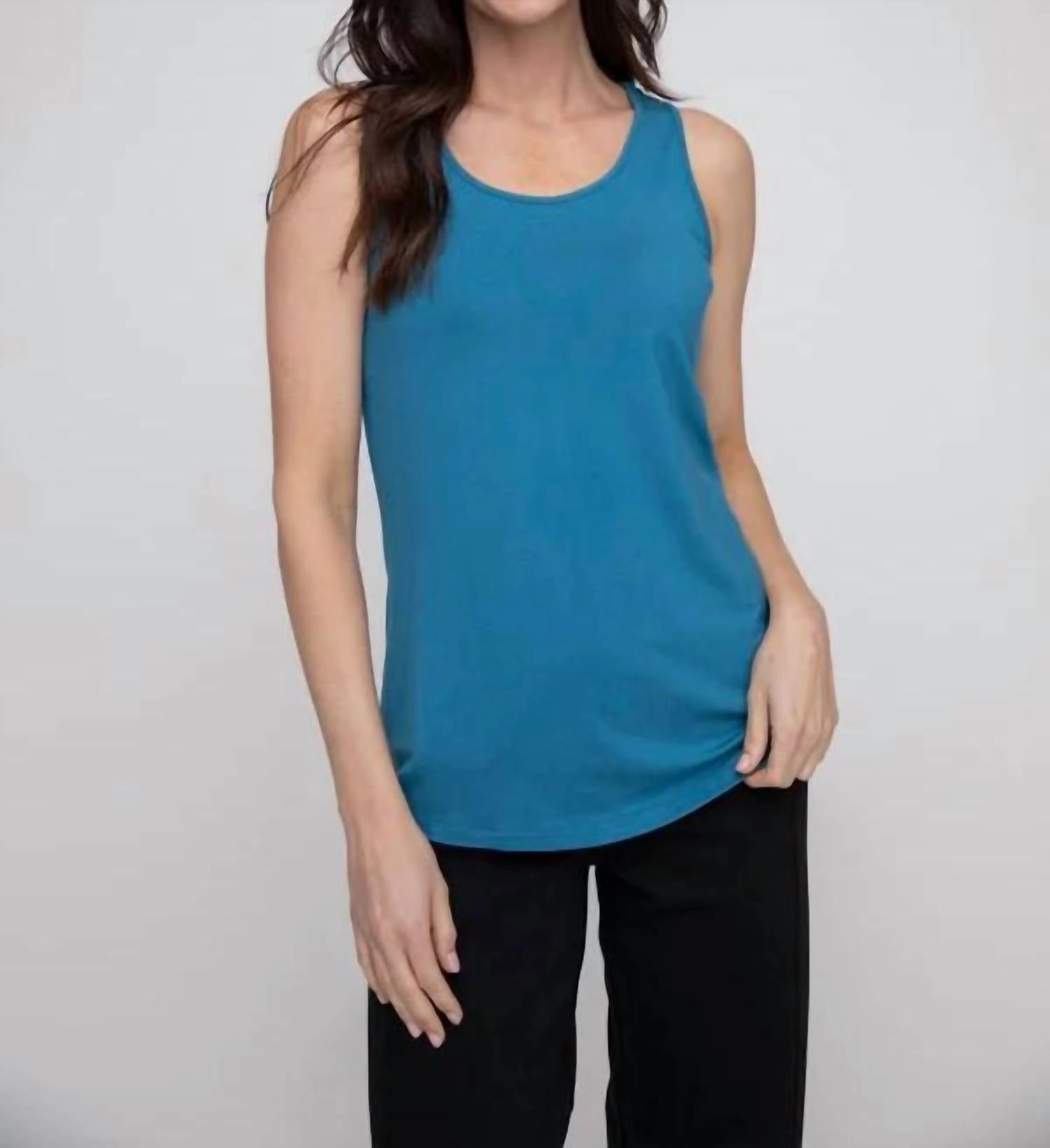 Foundation Layering Tank Top In Ocean