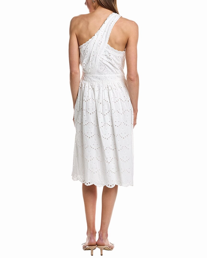French Connection Halter Eyelet Midi Dress