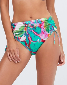 Frida Adjustable Leg Bikini Pant - Green Marble Nuria Ferrer - Nuria Ferrer fashion sale