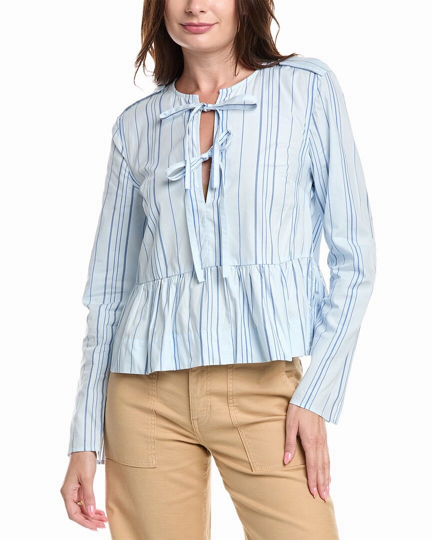 GANNI Peplum Blouse