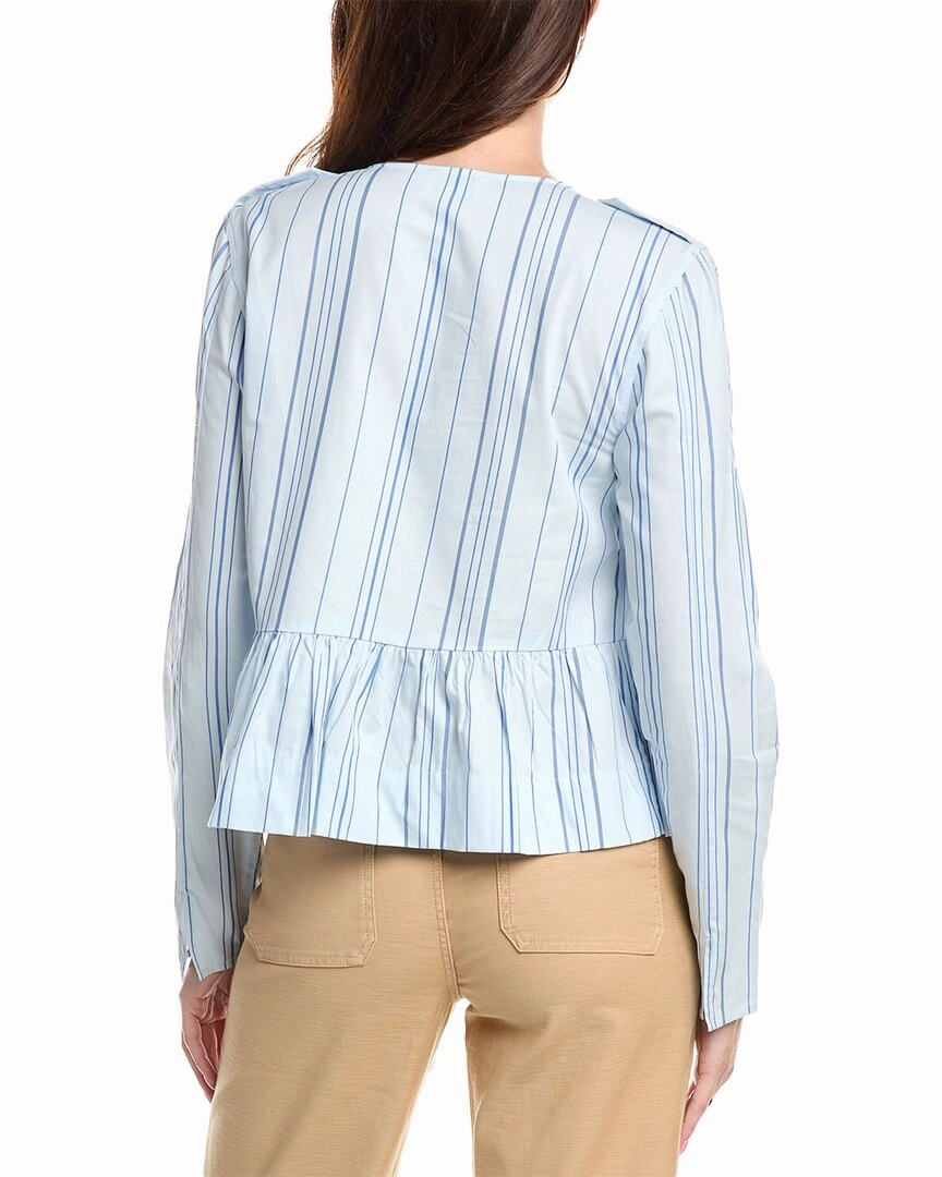 GANNI Peplum Blouse
