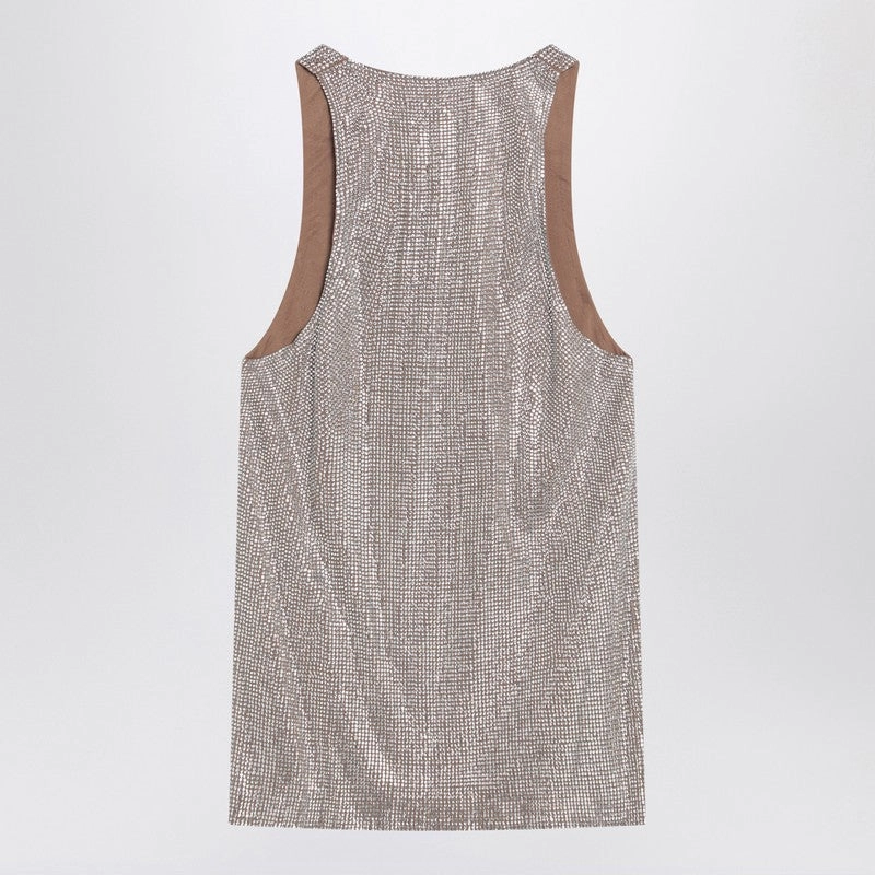 Giuseppe Di Morabito Women's Tank Top With Rhinestones