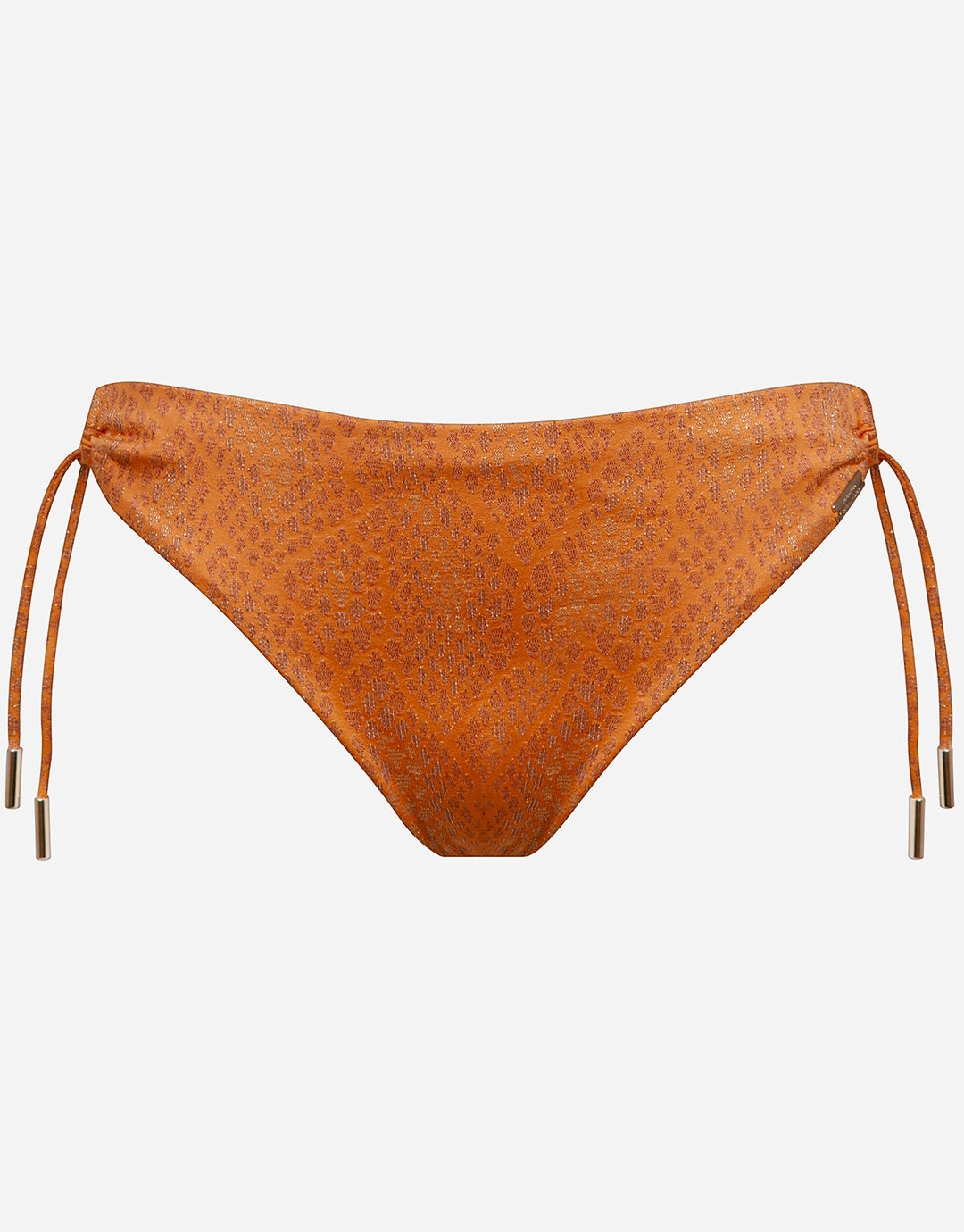 Glance Bikini Pant - Metallic Apricot