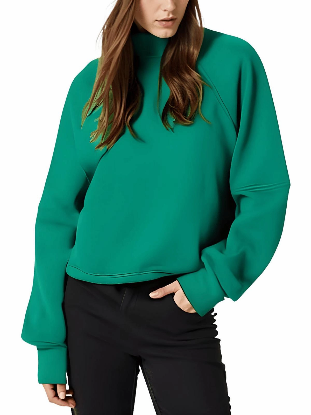 Go-To Crew Womens Comfy Cozy Sweatshirt