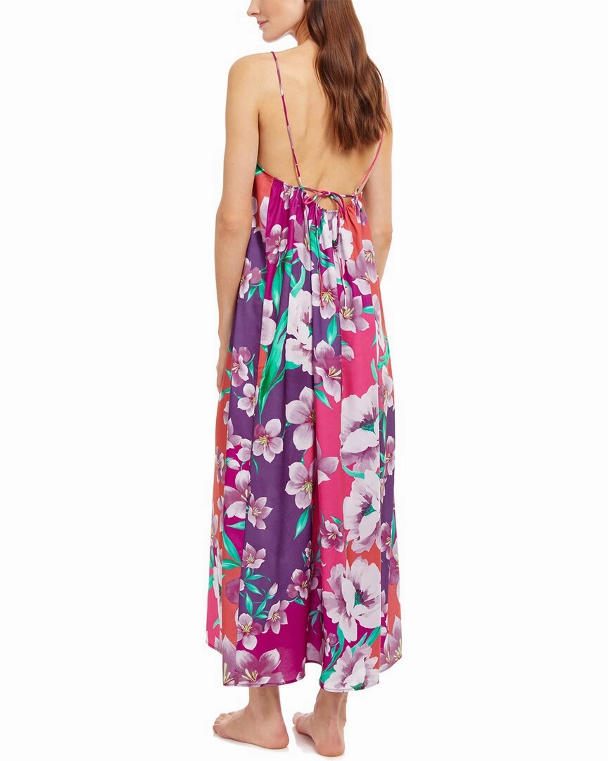 Gottex Bella Rose Hi-Neck Dress