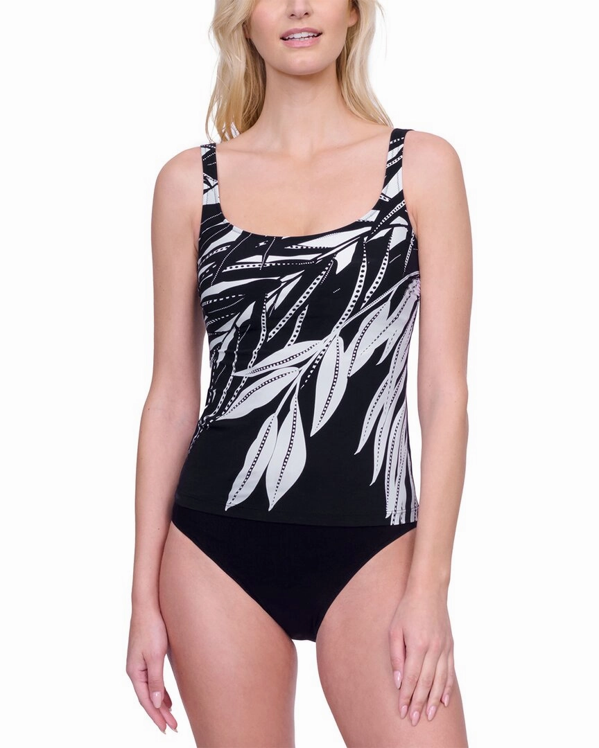 Gottex Round Neck Tankini Top Swim Womens - reversible swimsuits