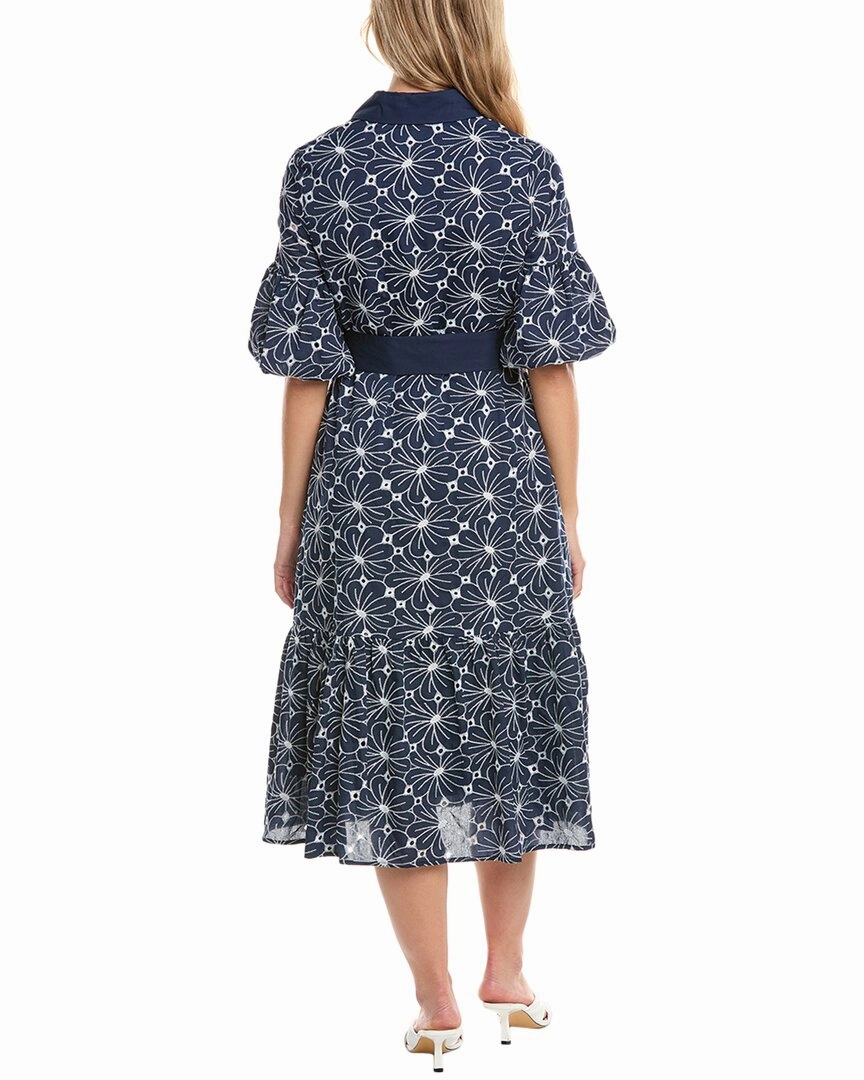 Gracia Embroidered Eyelet Shirtdress