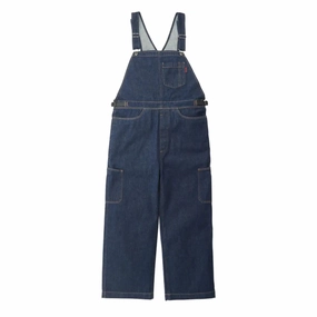 Gramicci Womens Denim Rock Slide Overall Dark Indigo womens pants flash sale