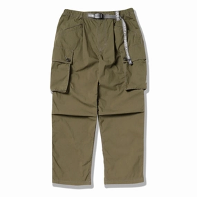 Gramicci x And Wander Womens Military Wide Pant Khaki womens pants flash sale