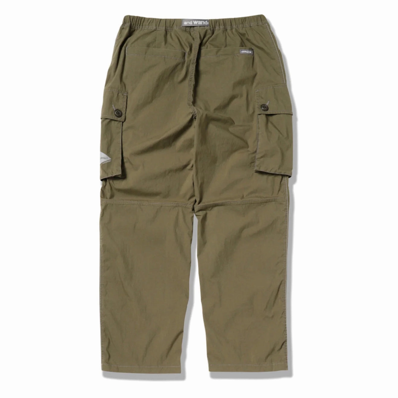 Gramicci x And Wander Womens Military Wide Pant Khaki