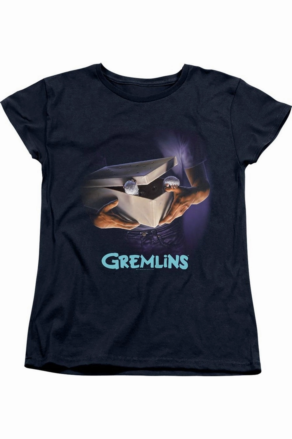 Gremlins Original Poster Short Sleeve Womens Tee / T-Shirt