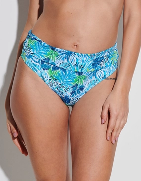 Haiti Maxi Fold Bikini Pant - Turquoise Swim Womens - beachwear discount